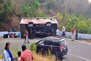 Tourist van accident