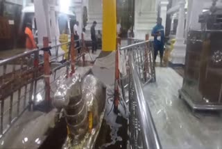 Rain Water Enters Into Hanuman Temple
