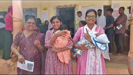 Women Voting in Haveri