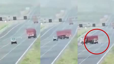 CCTV Footage Of Road accident