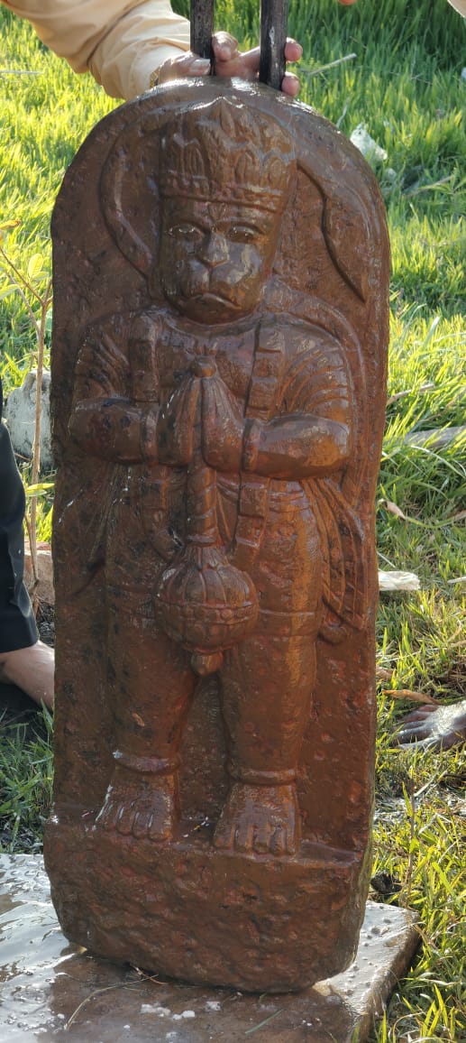 Hanumanji idol found in Indore