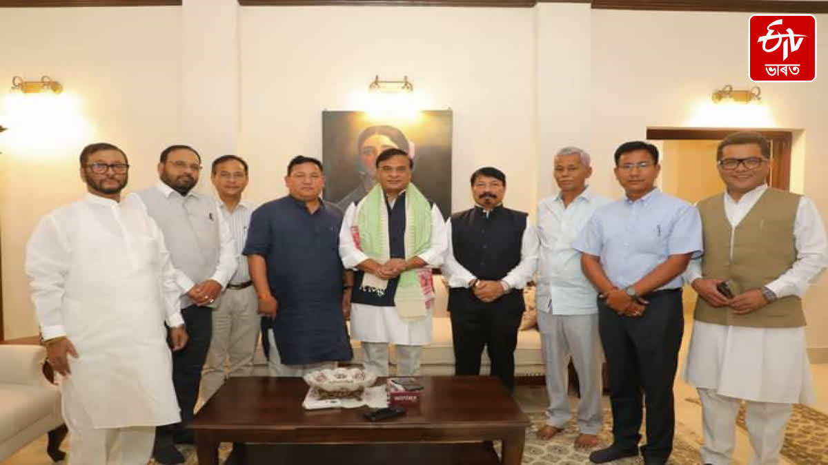 CM HBS Meet UPPL AGP leader and MP in Delhi