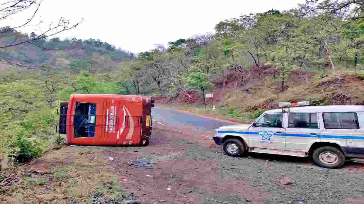 Private bus Accident in Melghat