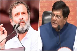 Piyush Goyal counter attack on stock market allegations made by Rahul Gandhi