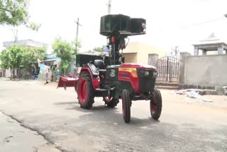 Driverless E Tractor Innovation  E Tractor  Driverless E Tractor  Telangana