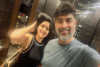 Megha Shetty with R Madhavan