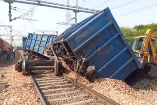 Goods Train Accident in Faridabad