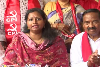 Warangal MP Kadiyam Kavya Press Meet