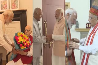 Modi meets Veteran Leaders