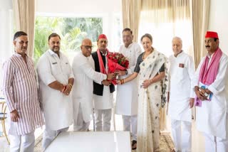 Congress State President Ajay Rai met Samajwadi Party President Akhilesh Yadav in Lucknow