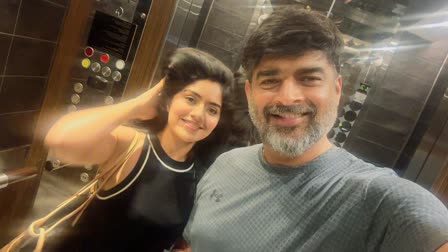 Megha Shetty with R Madhavan