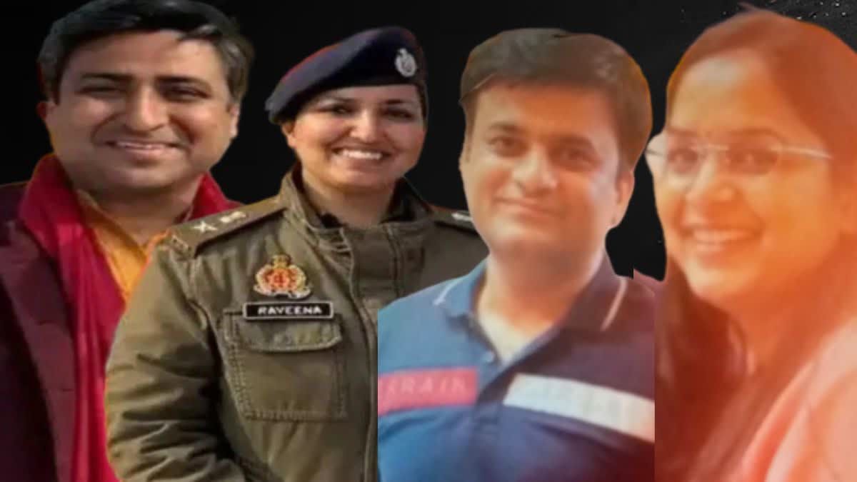 गौरव गर्ग, उनकी पत्नी रवीना, योगेंद्र, उनकी पत्नी नेहा की तस्वीर,