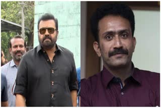 SHINE TOM CHACKO CAR ACCIDENT  SURESH GOPI VISITS SHINE TOM CHACKO  SHINE TOM INJURED IN CAR ACCIDNET  SHINE TOM CHACKO FATHER DIED