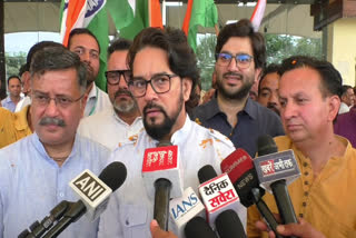 सांसद अनुराग ठाकुर का राहुल गांधी पर निशाना