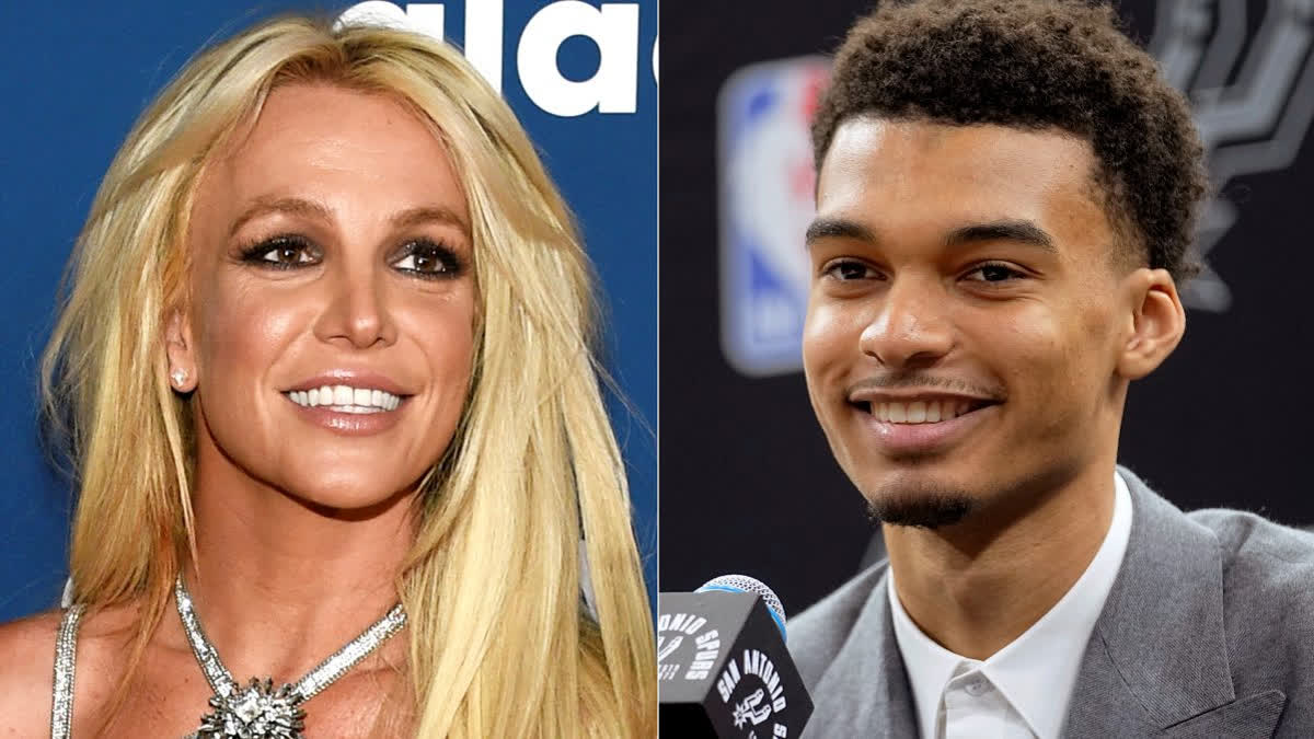 Britney Spears smacked in face by NBA star Victor Wembanyama