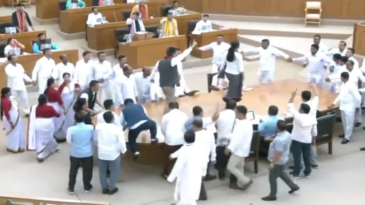 5 MLAs suspended from assembly