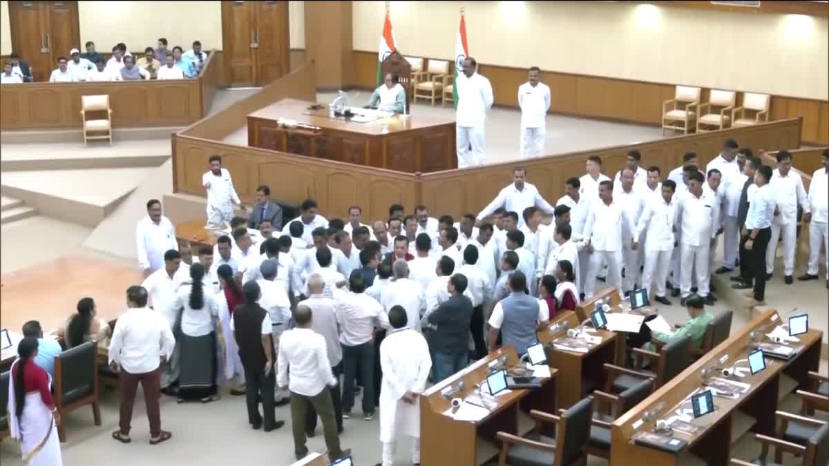 Ruckus inside Tripura assembly  BJP MLA porn watching  porn watching  Tripura assembly  ബിജെപി എംഎല്‍എയുടെ അശ്ലീല വീഡിയോ കാണല്‍  ത്രിപുര നിയമസഭയില്‍ കൈയ്യാങ്കളി  എംഎല്‍എ