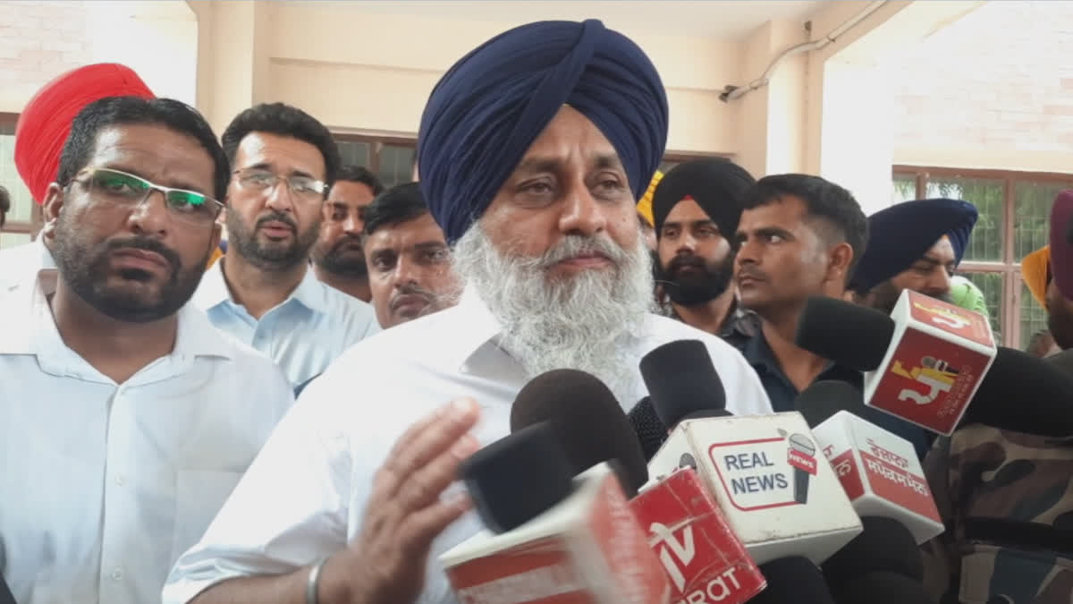 In Ferozepur, Sukhbir Singh Badal targeted the Punjab government