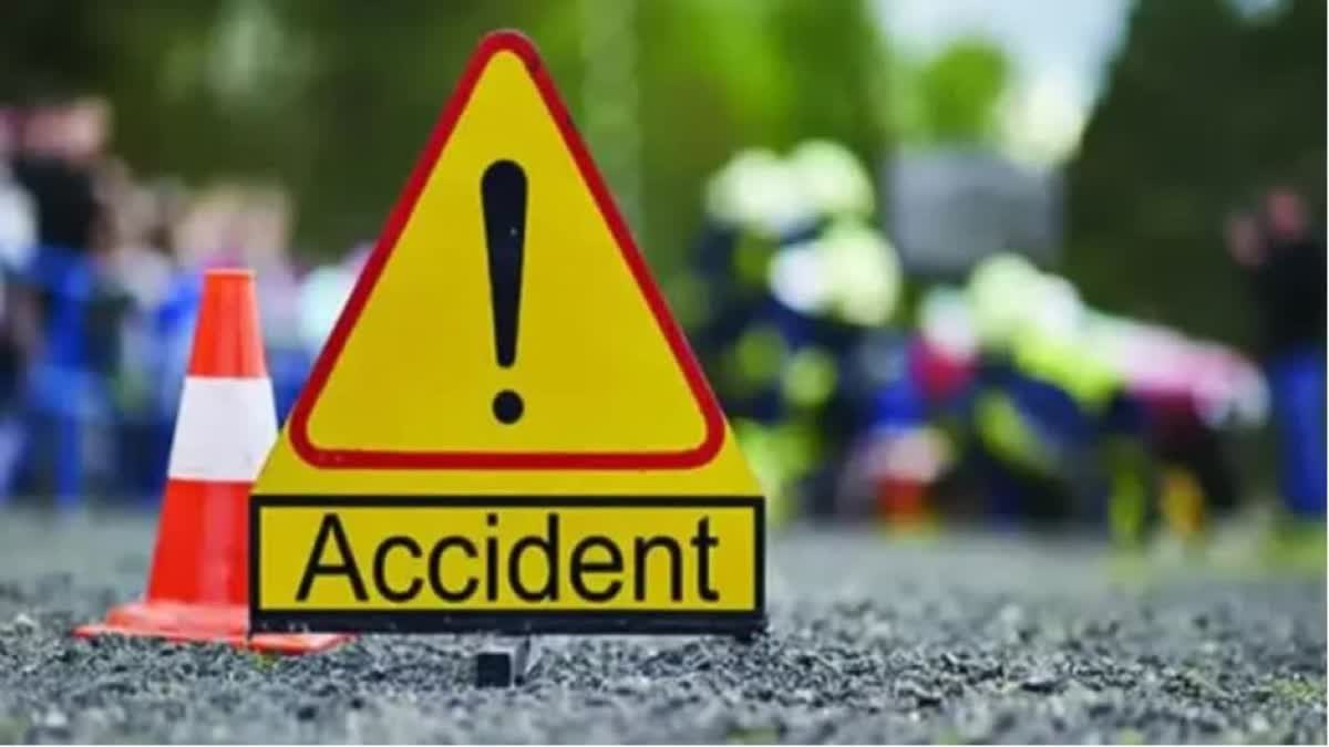 Pickup collided with bike,  Pickup collided with bike in Bhilwara