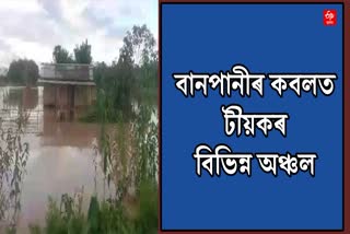 Various Villages in Teok Under flood