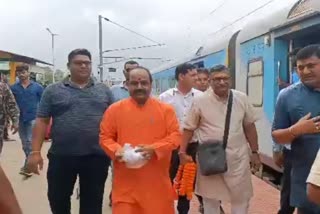 International General Secretary Milind Parande reach Koderma to attend VHP provincial conference in Hazaribag