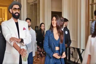 Mrunal Thakur and Rana Daggubati arrive in Dubai for the 11th edition of SIIMA Awards