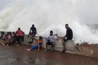 High Tide in Digha ETV BHARAT