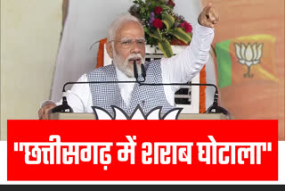 PM Modi on liquor scam