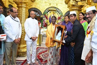 Draupadi Murmu dined at Sai Prasadalaya