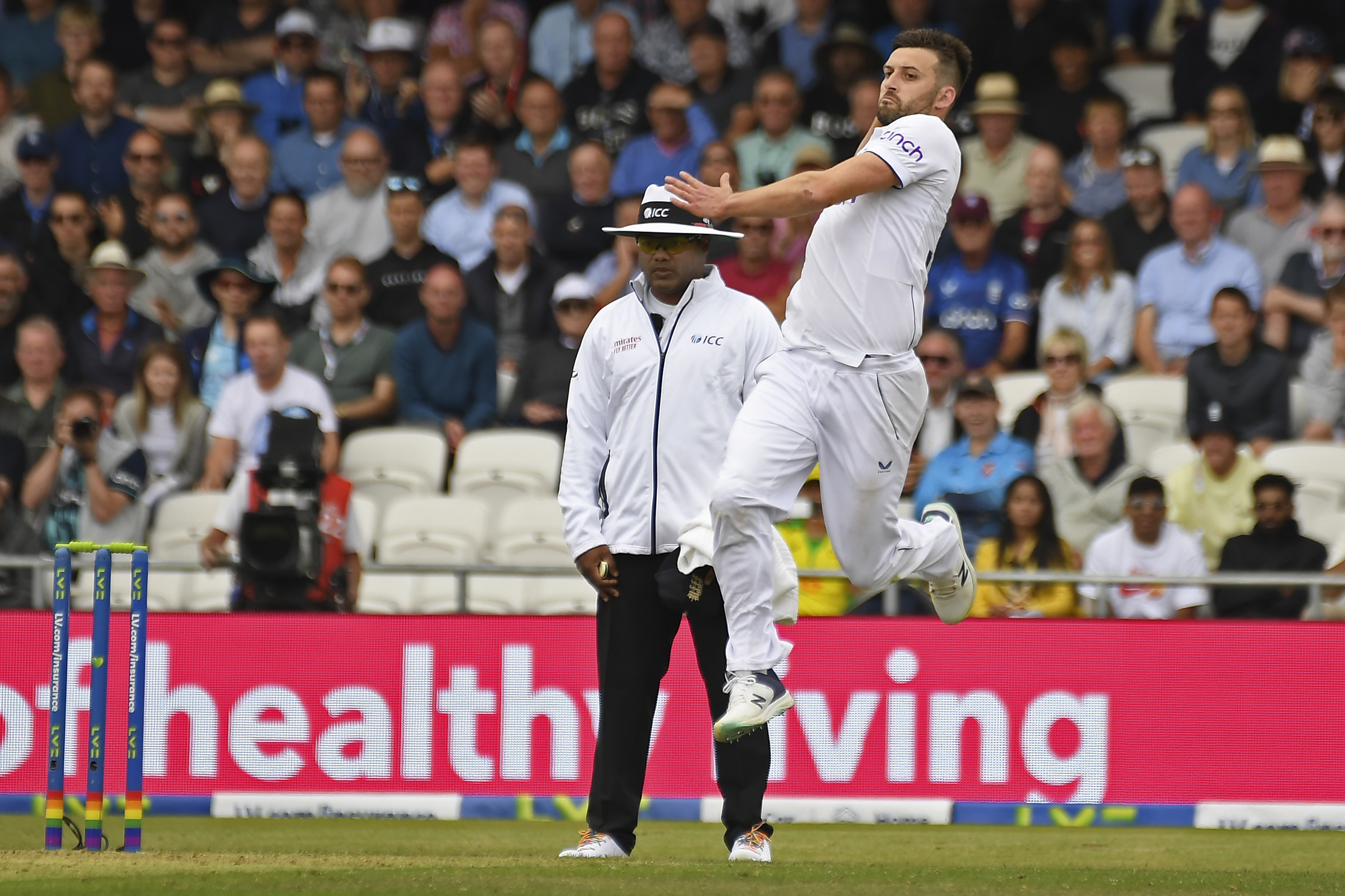 Mitch Marsh celebrated his test comeback by smashing a century and taking a wicket as Australia led England by 195 runs after day one of the third Ashes test at Headingley on Thursday. Marsh's scintillating run-a-ball 118 rescued Australia from 85-4. To put it in perspective, the allrounder and Travis Head combined for 155 runs. The rest of the team scored 108.