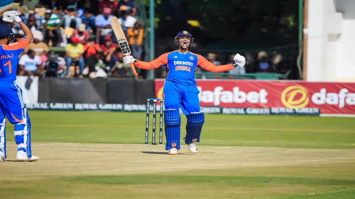 INDIA VS ZIMBABWE LIVE SCORE