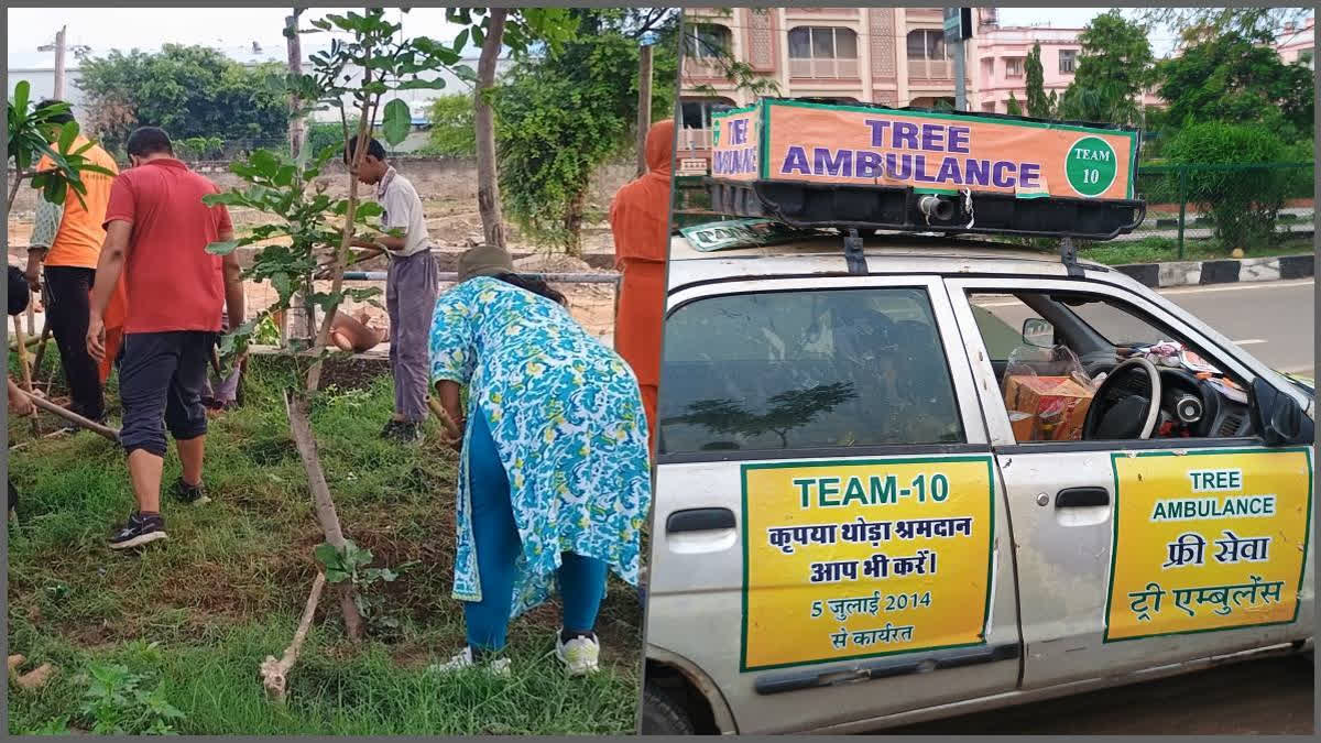 We are aware of ambulances for humans and animals, but have you ever heard of the ambulances that work to revive trees and give them a fresh lease of life? This is Jaipur's 'Tree Ambulance', which has been giving breath to trees and plants, for the past 10 years.