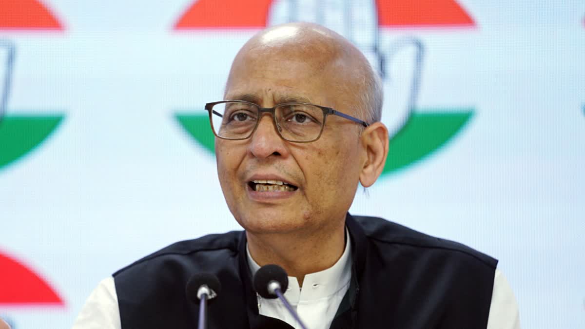 Abhishek Manu Singhvi Rajya Sabha from Telangana