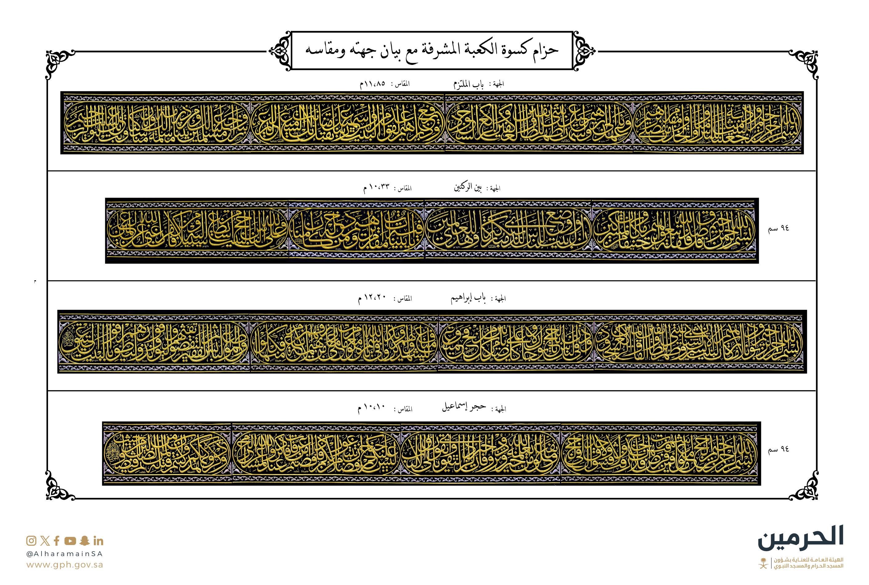 غلاف پر سونے سے کندہ قرآنی آیات