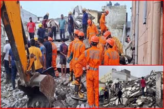 surat 6 storey building collapsed seven bodies found in rescue operation