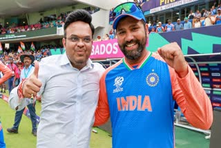 Jay Shah and Rohit Sharma