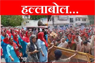 Thousands of NHM employees in Haryana surrounded CM residence in Karnal know what was the demand