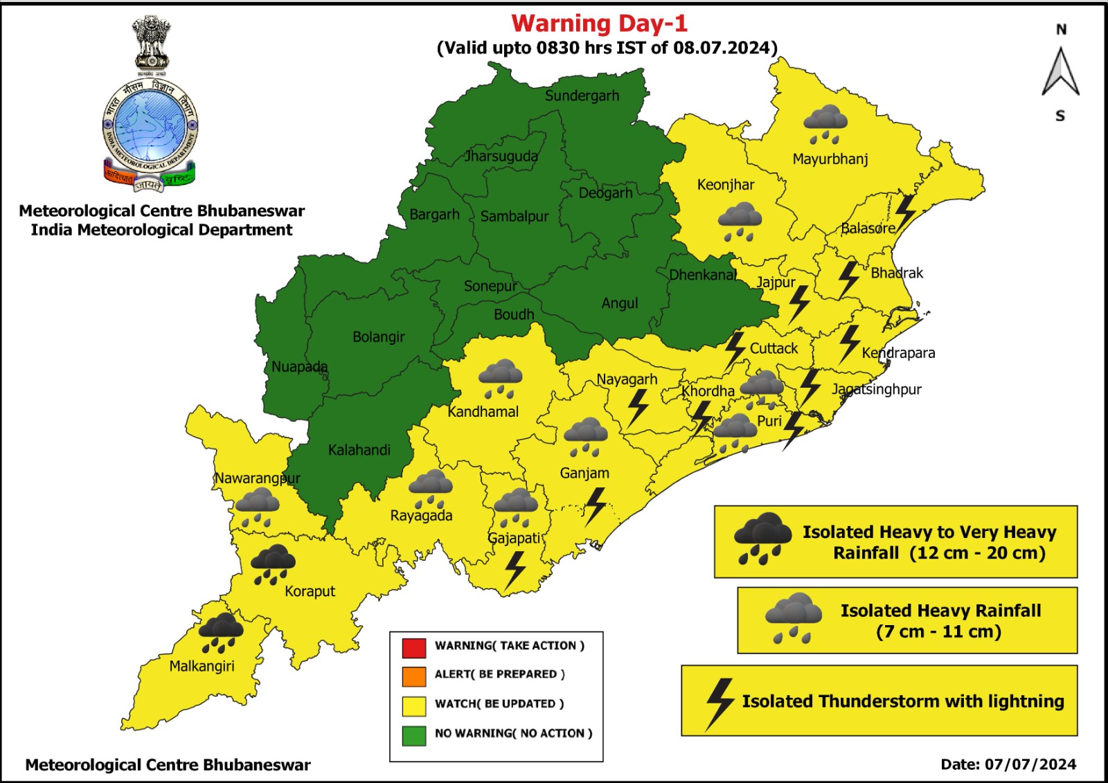 Next 5 Days Rainfall