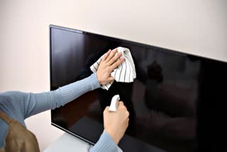 Things You Should Never Use To Clean Your Smart TV screen at home