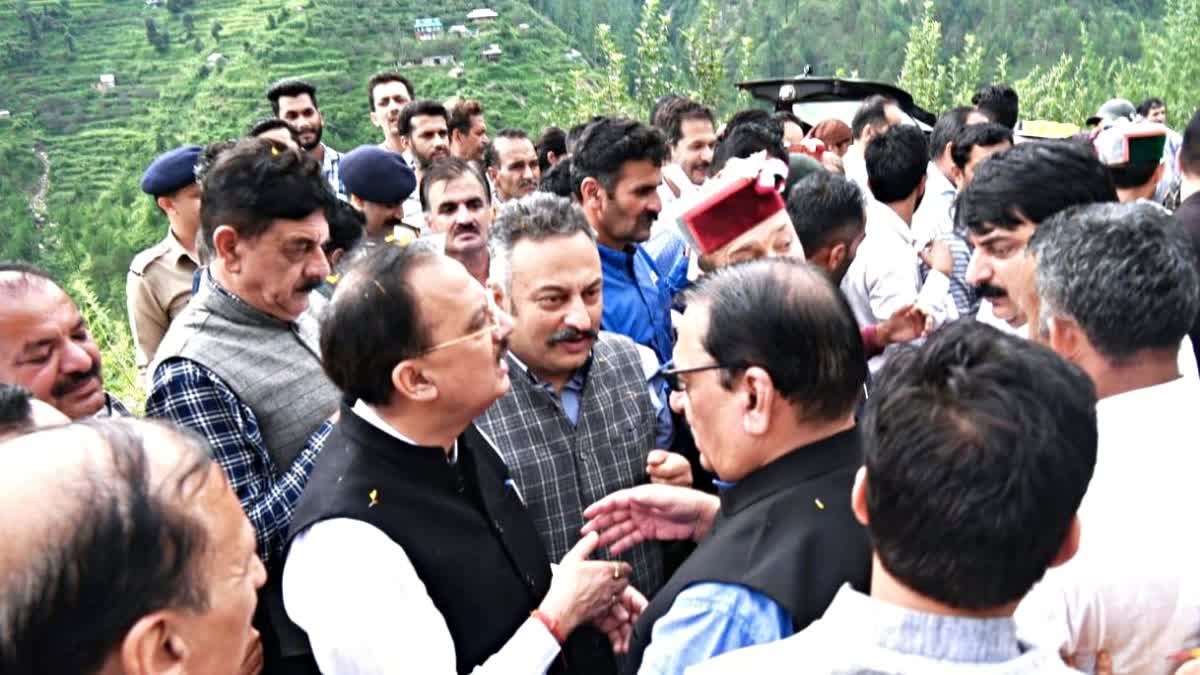 Industrial Minister Visit Chaupal.