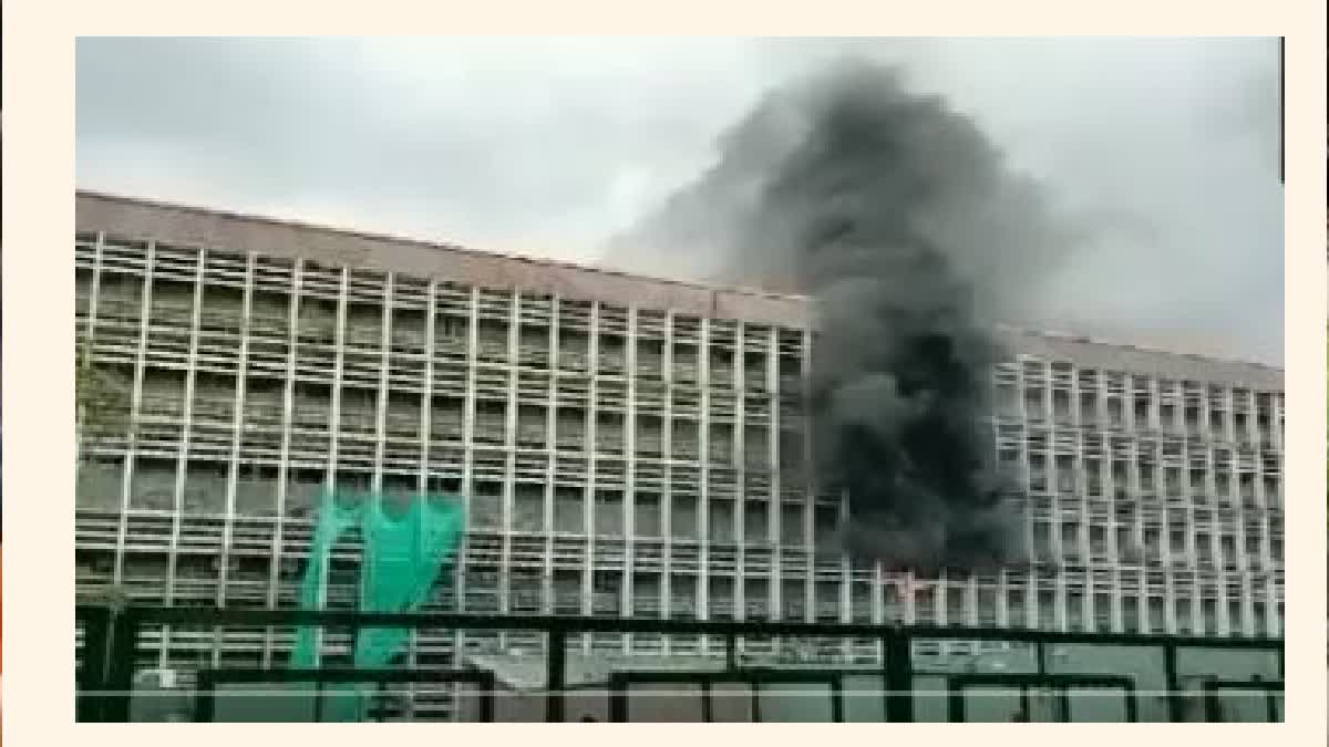 fire broke out in the endoscopy room of AIIMS