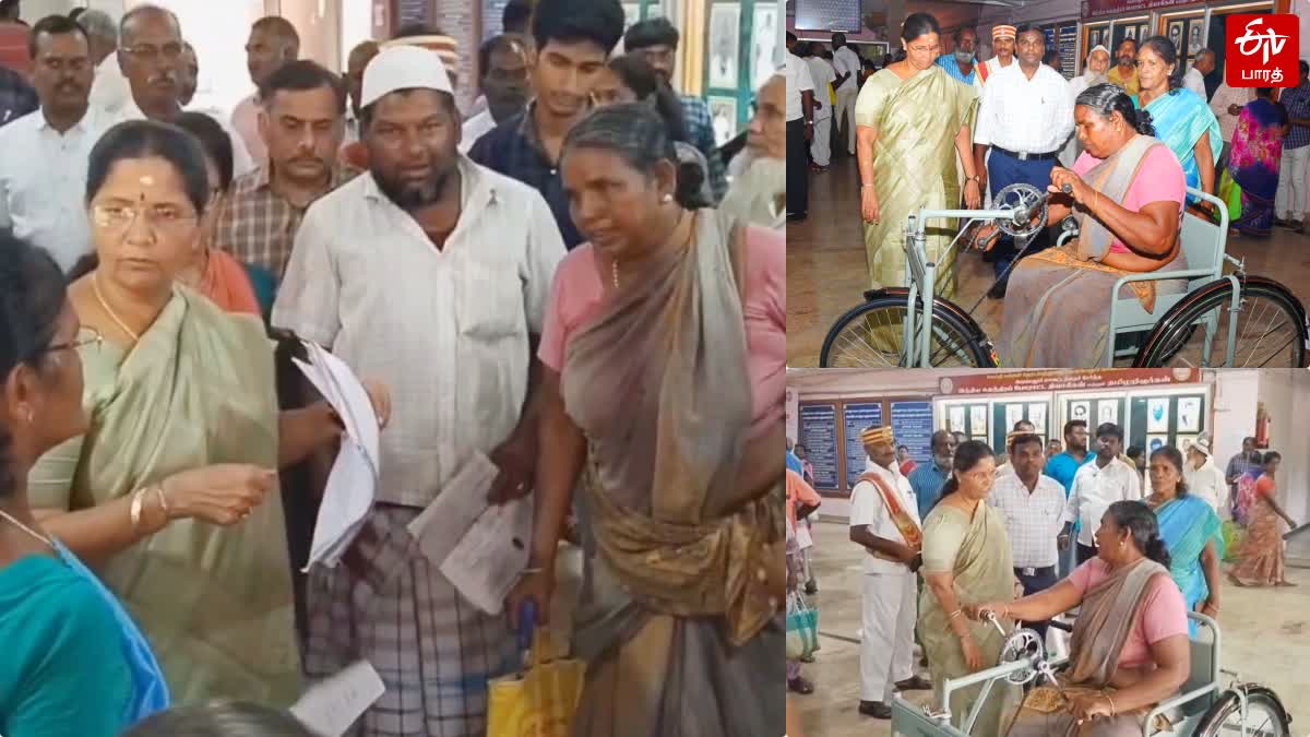 மனு கொடுத்த 10 நிமிடங்களில் நடவடிக்கை எடுத்த மாவட்ட ஆட்சியர்