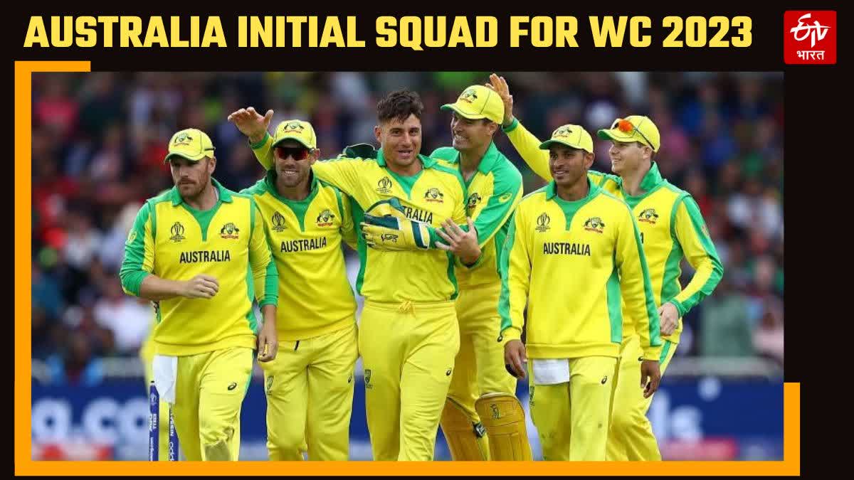 australia initial squad for world cup 2023