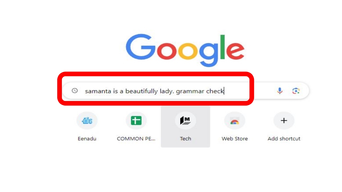 Google Grammar Checker