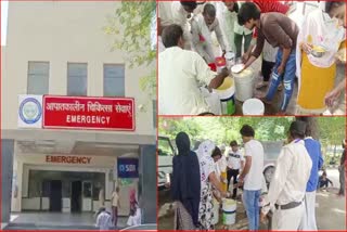 Food arrangements for patients in Medical College Nalhar