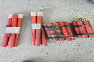 A huge haul of explosives materials for making bombs and meant for transportation to trouble-torn Manipur were seized by the Assam police in the Cachar district on Sunday.