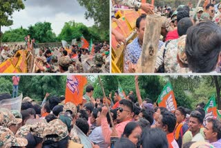 Narayanpur Kisan Morcha protest