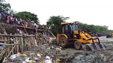 River Embankment Repair ETV BHARAT