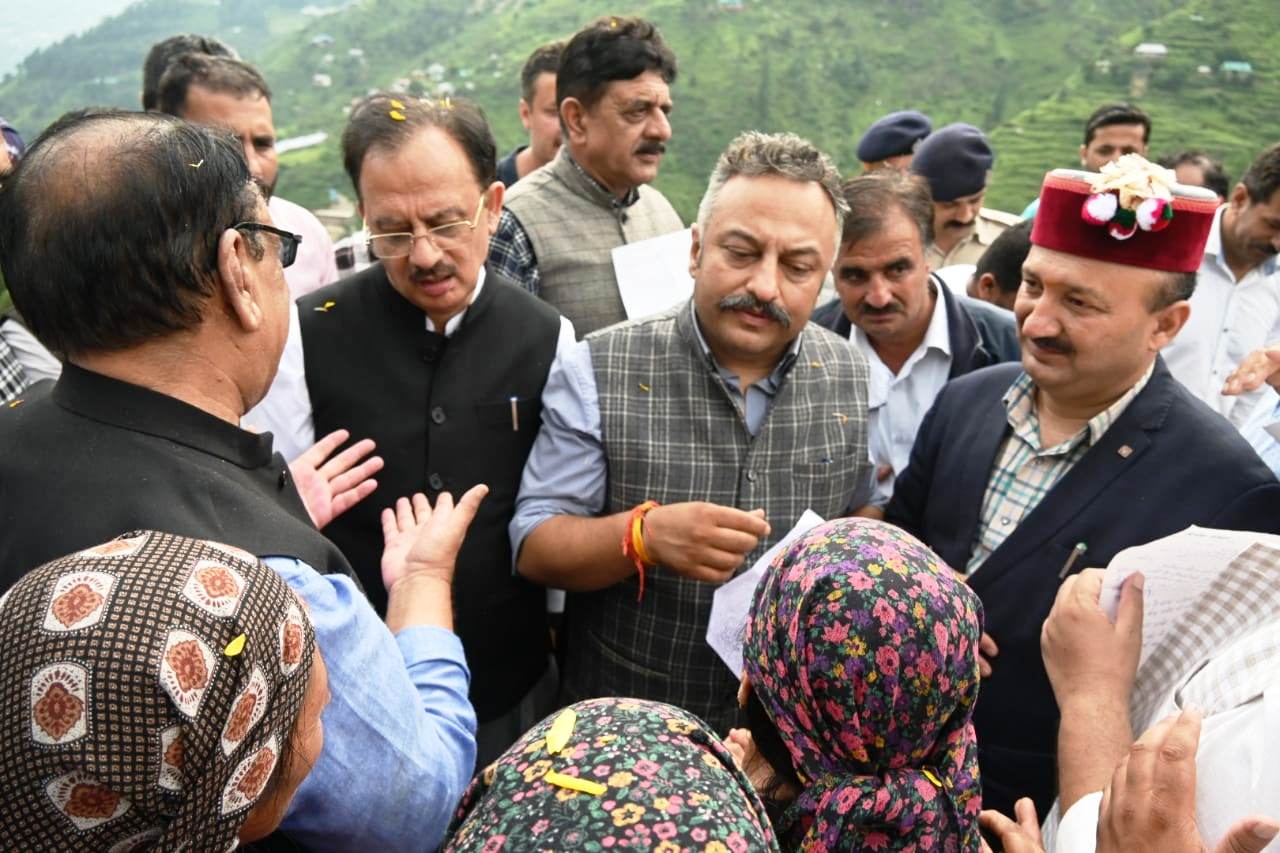 Industrial Minister Visit Chaupal.