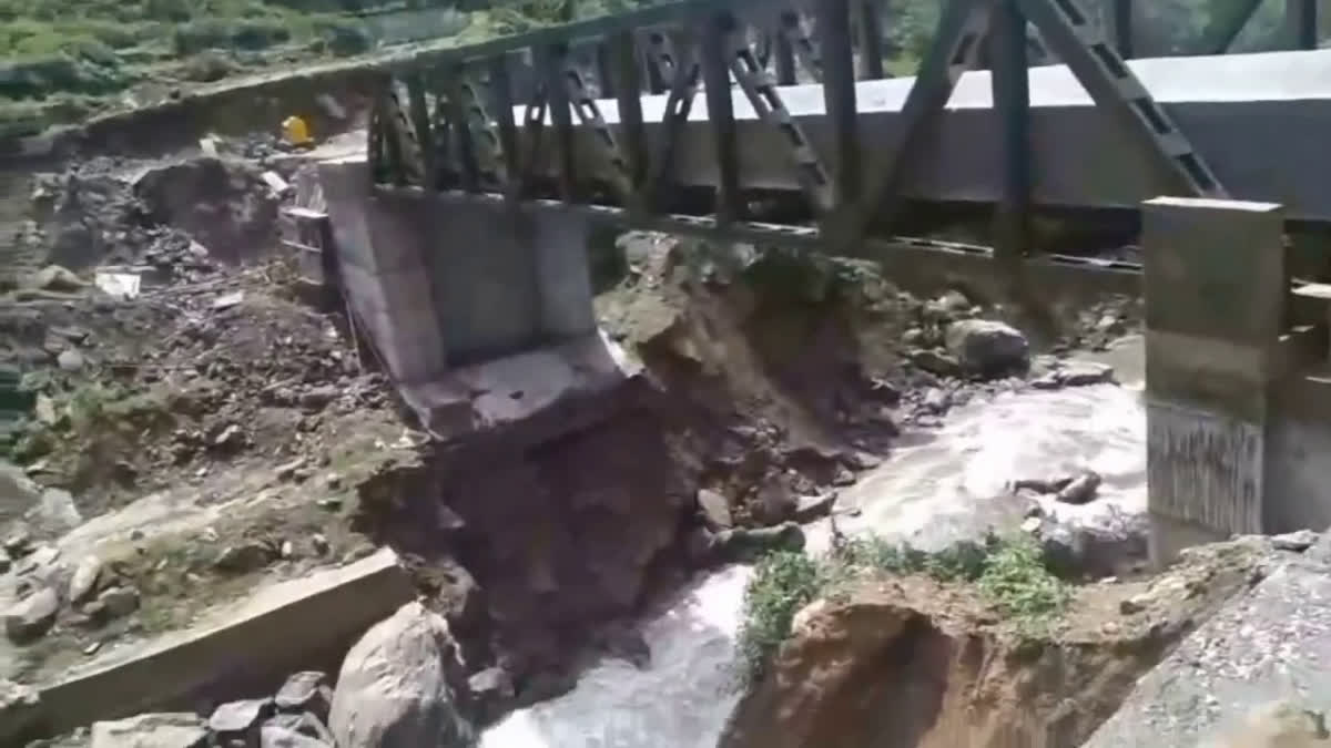 Dadoli Bridge is Verge of Collapse in Pauri